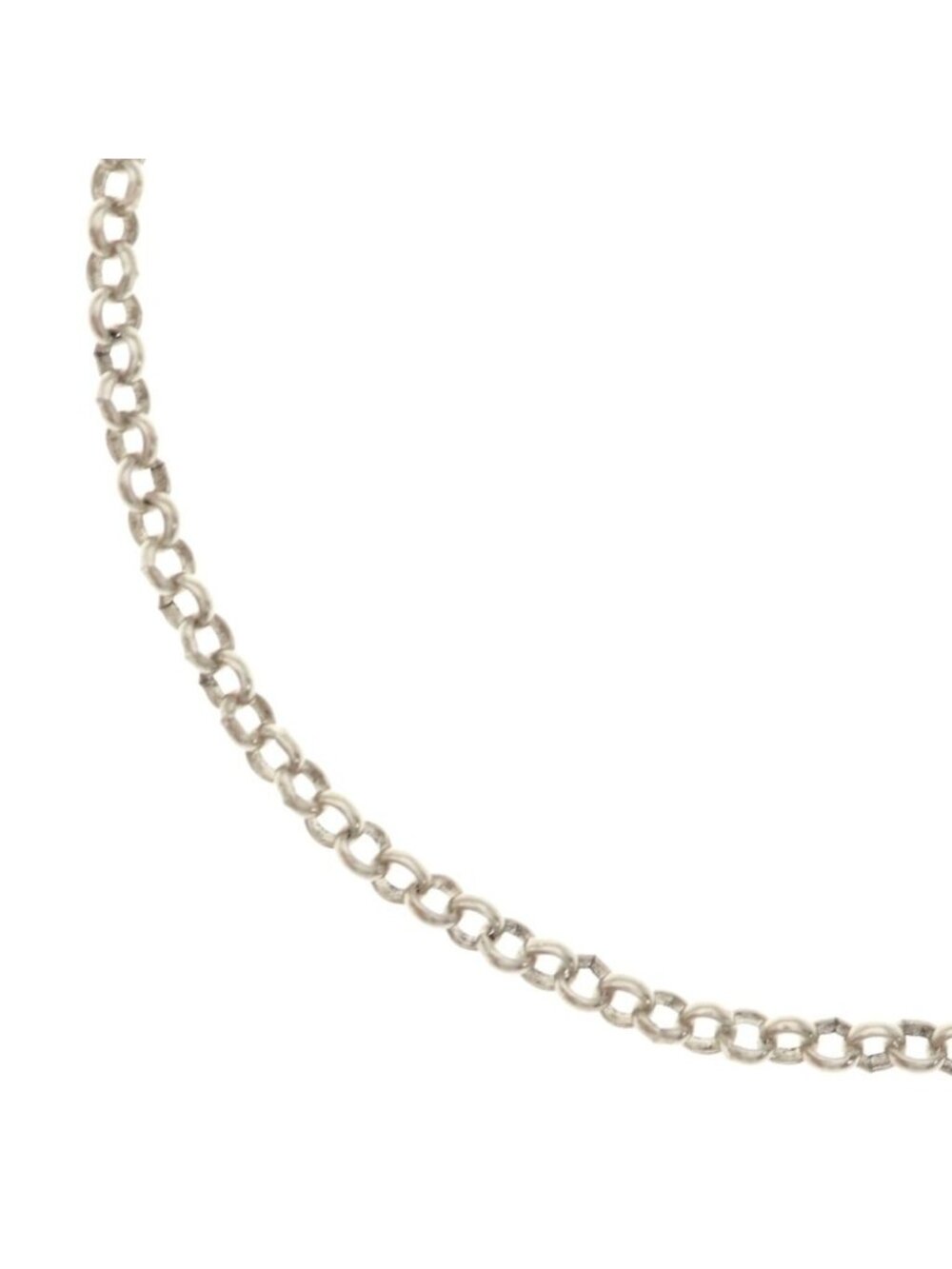 Chrome Hearts Roll Chain Necklace Silver